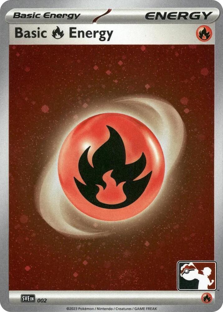 Scarlet & Violet Energy Basic Fire Energy [Prize-Pack-Cosmos-Holo] Pokémon card